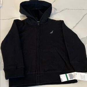 NWT Nautica Black Kids Hoodie
